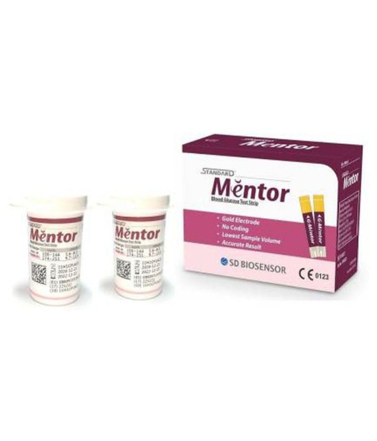 SD BIOSENSOR STANDARD MENTOR MENTOR Blood Glucose 50 Strip Mentor Test Strips Expiry Dec 2023