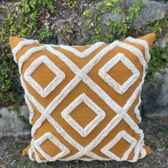 CUSHION COVER DIAMOND-24X24