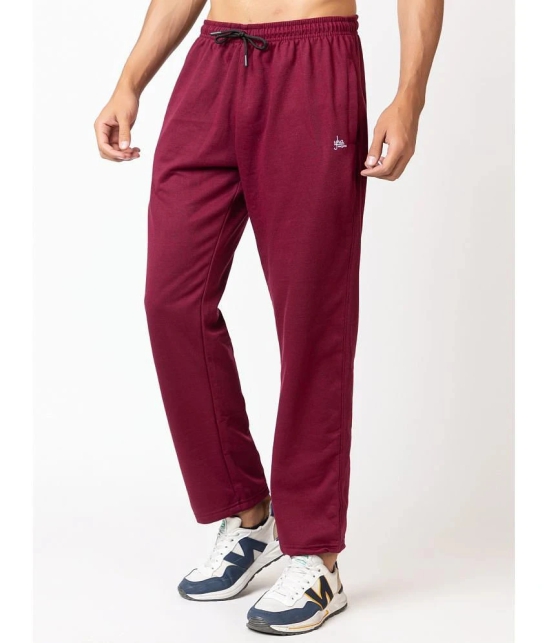 YHA Wine Fleece Mens Trackpants ( Pack of 1 ) - None