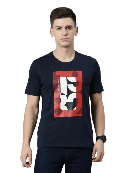 TVS Racing Round Neck T Shirts-Premium 100% Cotton Jersey, Versatile T Shirt for Men, Ideal for Gym, Casual Wear & More-Mercerised Yarn for Extra Durability-Easy to Wear & Wash (Type-5)