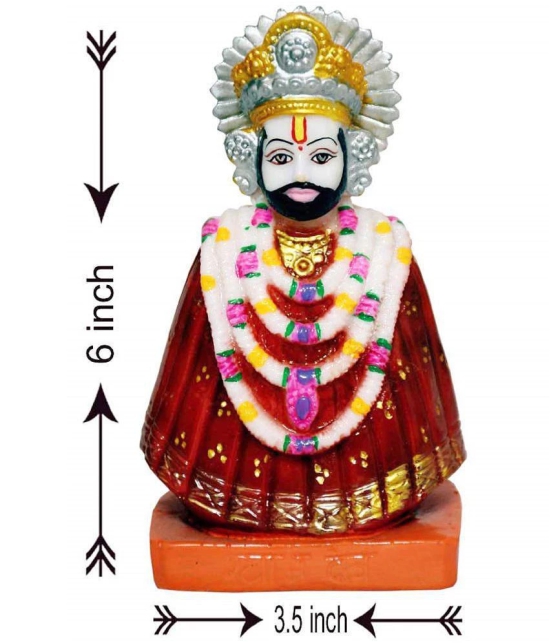 PAYSTORE Polyresin Shyam Baba Idol ( 9 cm )