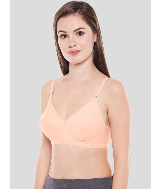 Bodycare Peach Cotton Lightly Padded Womens Everyday Bra ( Pack of 1 ) - None