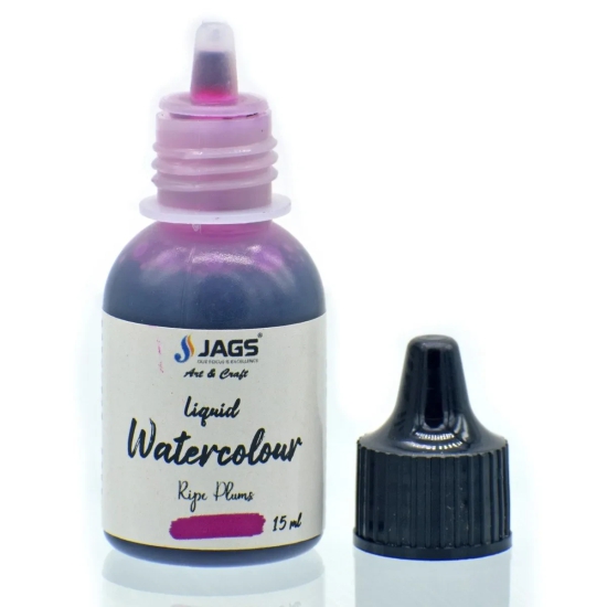 Jags Liquid Watercolour 15ML Ripe Plums JLWC14