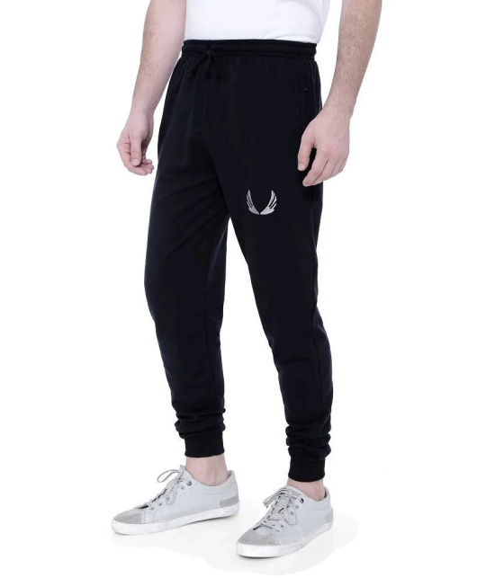 Neo Garments - Black Cotton Blend Mens Joggers ( Pack of 1 ) - 7 XL