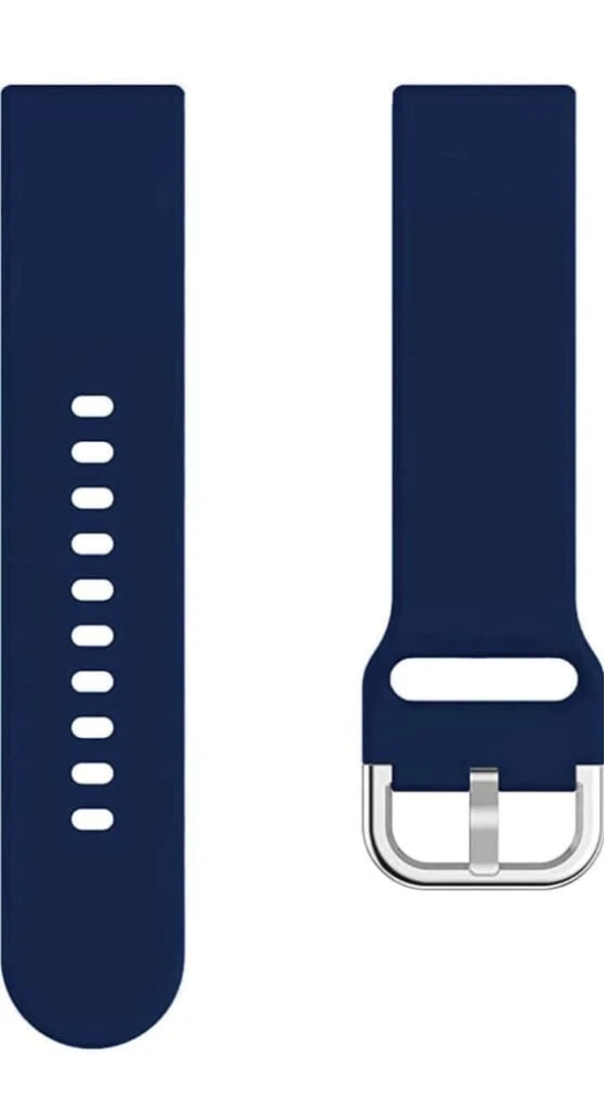 Exelent Watch Strap belt 19MM Strap for Compatible with Silicone Replacement Strap Belt (Blue, 19 mm)