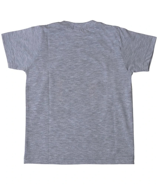 NEUVIN - Grey Cotton Boys T-Shirt ( Pack of 1 ) - None