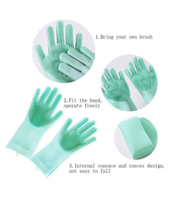 Harismruti Rubber Medium Cleaning Glove Silicone Hand Gloves