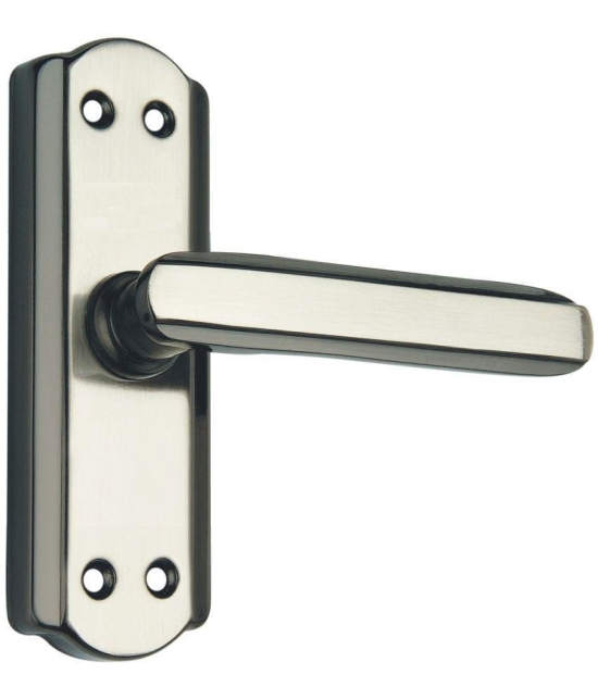 Zinc Bathroom Latch and 5 Inches Handle set with Satin Black finish