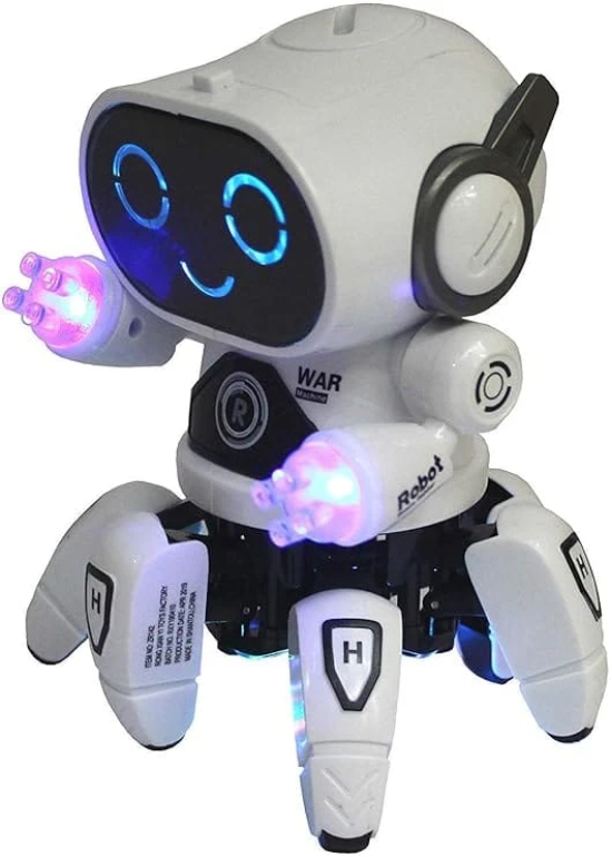 VGRASSP Bot Robot Pioneer Colorful Lights and Music All Direction Movement Dancing Robot Toys for Boys and Girls (Color as per stock availability)