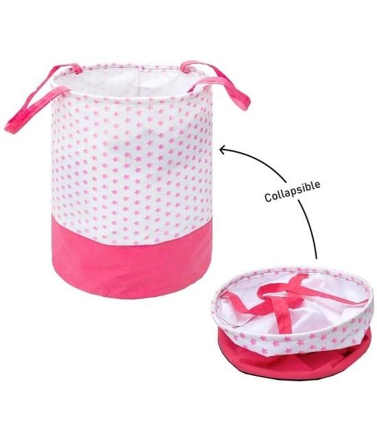 SH. NASIMA Laundry Star Printed 45 L Nylon - Pink