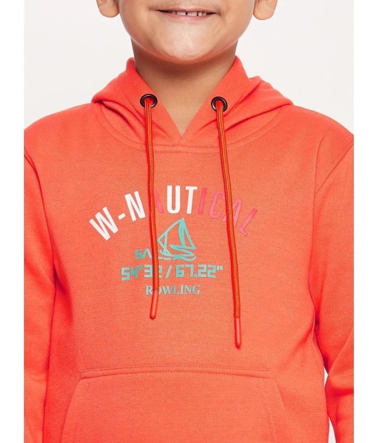 UBX Pack of 1 Boys Fleece Sweatshirt ( Orange ) - None