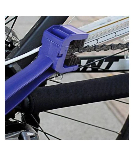 Motorcycle/Cycle Chain Cleaner Brush (Blue)