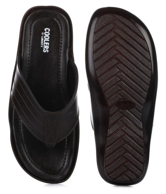 Coolers By Liberty Brown Flip Flops - None