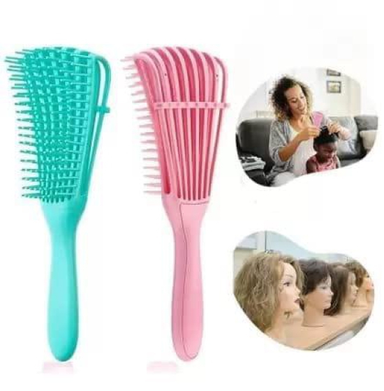 Detangler Hair Brush – Wet or Dry Hair Detangling Brush and Comb For Curly, Wavy , Coily Hair, Detangle Easily or Long Straight Hair (Detangle Hair Brush)