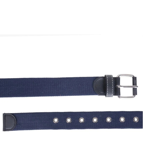 Zacharias - Blue Canvas Mens Casual Belt ( Pack of 1 ) - None