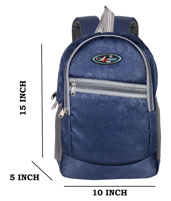 Apnav Navy Blue Backpack