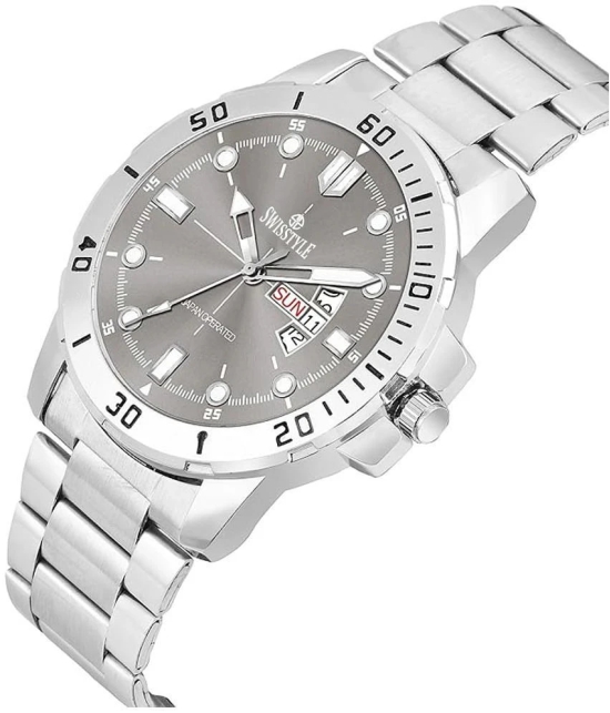 Swisstyle Silver Stainless Steel Analog Mens Watch