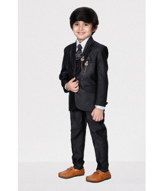 DKGF Fashion - Black Polyester Boys Suit ( Pack of 1 ) - None