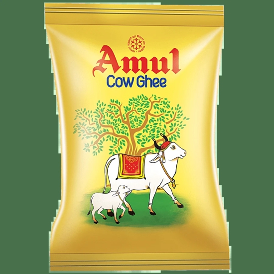 Amul Cow Yellow Pure Ghee(Pouch), 1ltr