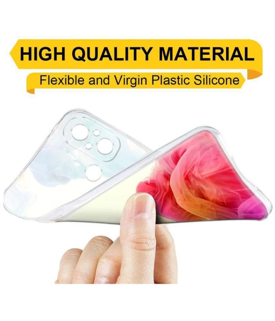 NBOX - Multicolor Printed Back Cover Silicon Compatible For Redmi 12C ( Pack of 1 )