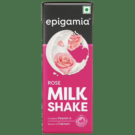 Epigamia Milk Shake - Rose, 180 ml