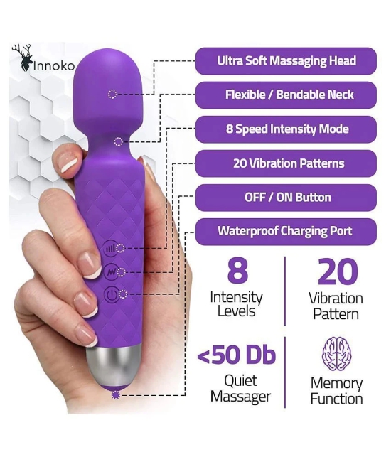 Innoko Body Wand Personal Handheld Rechargeable Waterproof Massager