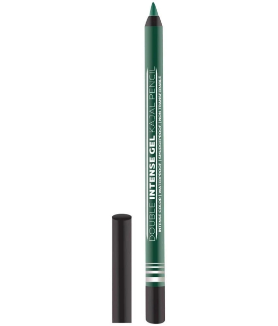 Seven Seas Double Intense Color | Waterproof | Smudgeproof | Non Transferable Gel Kajal (Green 1.5g)