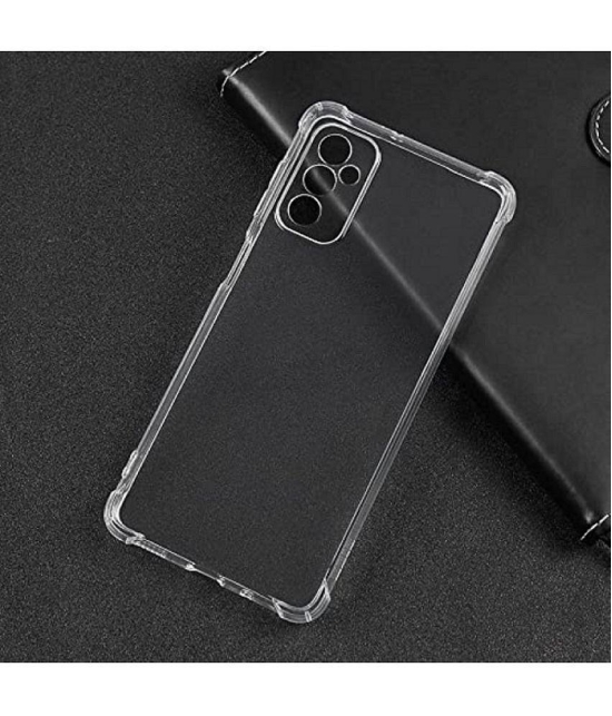 Case Vault Covers - Transparent Silicon Silicon Soft cases Compatible For Samsung Galaxy M52 5G ( Pack of 1 ) - Transparent