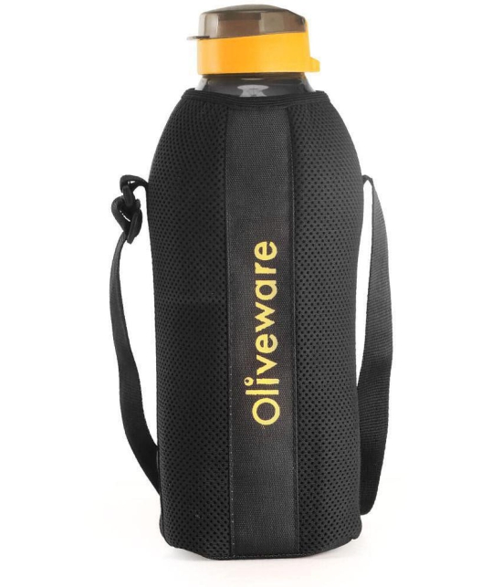 Oliveware - Black Water Bottle 2000 mL ( Set of 1 ) - Black