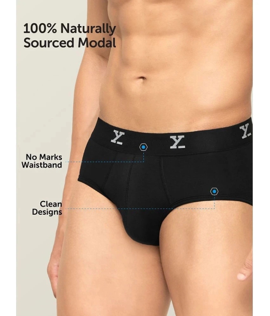 XYXX - Multicolor Modal Mens Briefs ( Pack of 2 ) - None