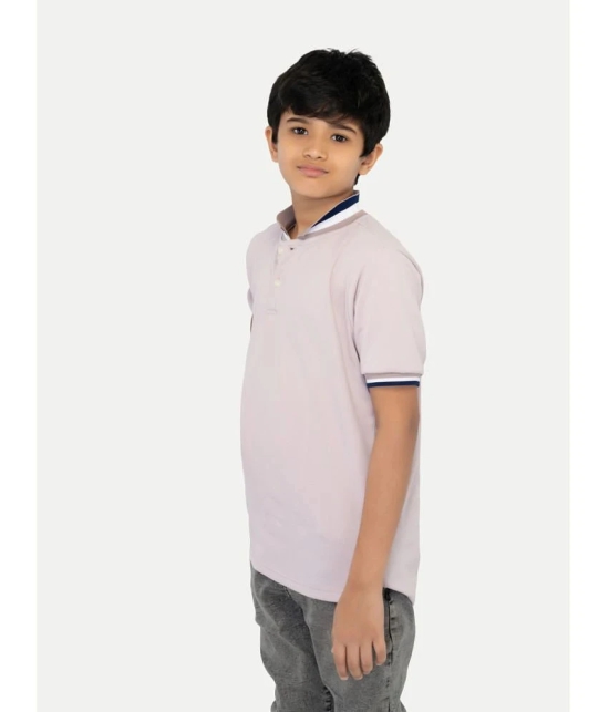 Radprix Pink Cotton Blend Boys Polo T-Shirt ( Pack of 1 ) - None