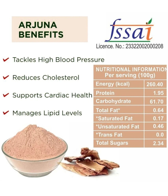 KAYABOOST Arjun ki Chaal Powder, Arjuna Bark, Arjun Chal Tree Kwath, Arjuna Chettu Chhal (100 g)