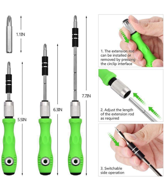 32 in 1 Interchangeble Multipurpose Mini Screwdriver Set Magnetic Slot Wrench Bi 30 Pcs Screwdriver Set