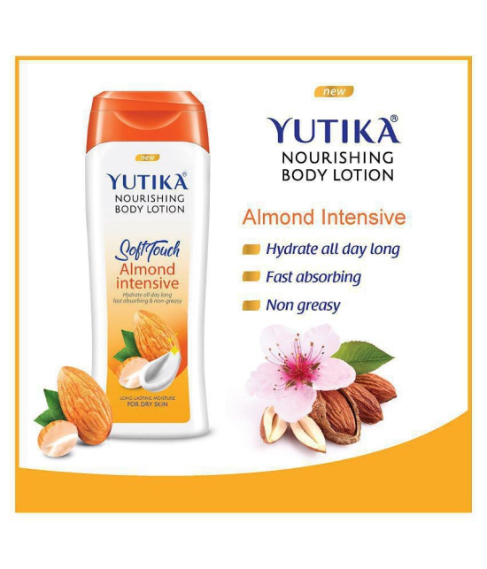 yutika Nourishing Soft Touch Almond Intensive Body Lotion ( 300 mL Pack of 2 )