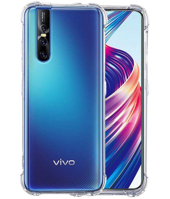 Case Vault Covers - Transparent Silicon Silicon Soft cases Compatible For Vivo V15 Pro ( Pack of 1 ) - Transparent