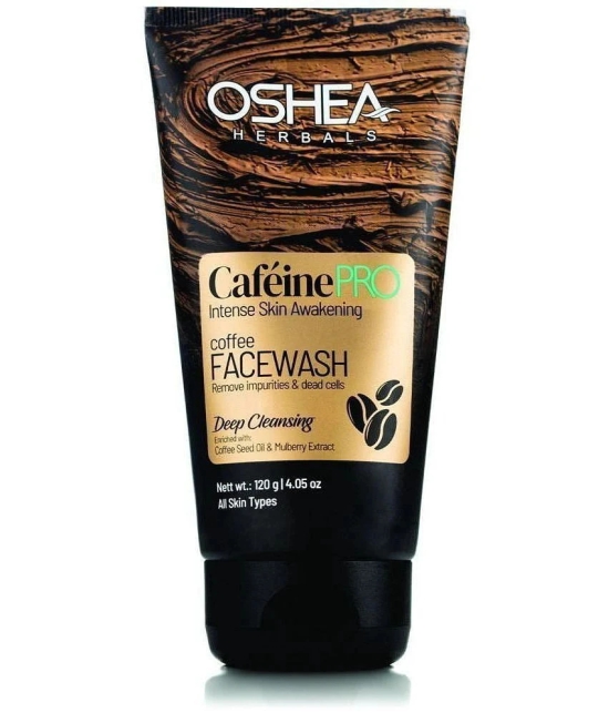 Oshea Herbals CAFEINE PRO Intense Skin Awakening Coffee FACEWASH 120grams