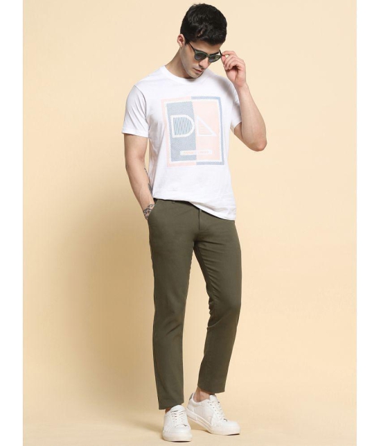 Dennis Lingo Olive Slim Chinos ( Pack of 1 ) - None