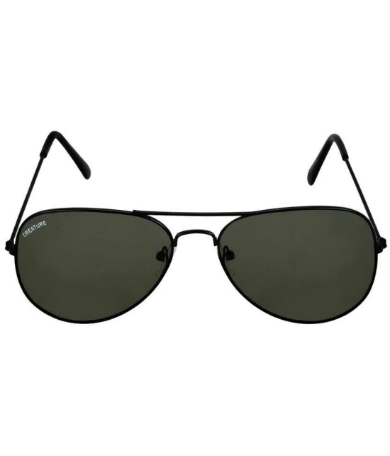 Creature - Black Pilot Sunglasses ( SUN-152 ) - Medium