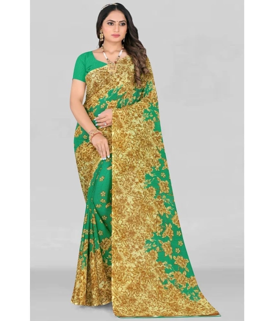 LEELAVATI - Multicolor Georgette Saree With Blouse Piece ( Pack of 1 ) - Multicolor