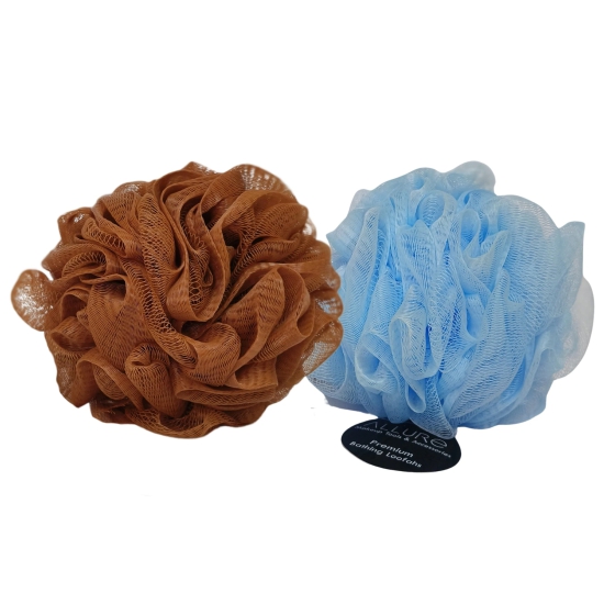 Plain Pack of 2 Small Loofah