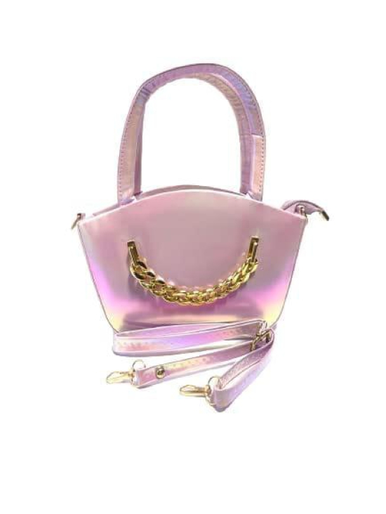 Holographic Top Handle Handbag, Crossbody Bag for Women Girls