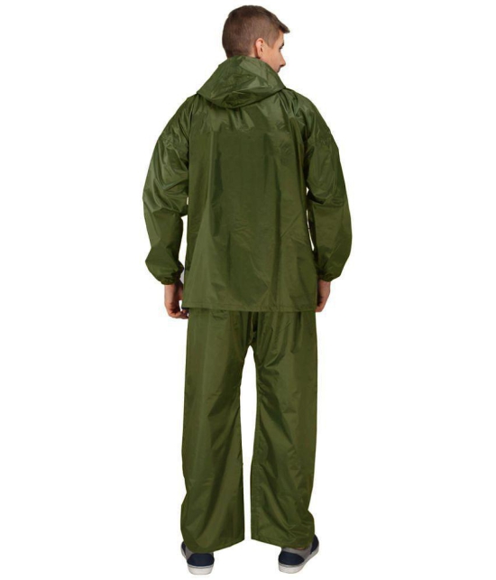 Goodluck Raincoat Set - Green - None