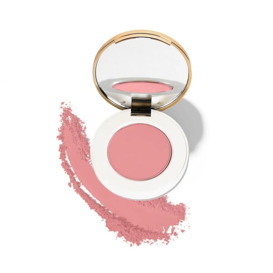 Treasure IT Powder Matte Blush - Love (Pink Shade) | Long Lasting, Matte Finish Powder Blush with Vitamin E | For All Skin Colour (4g)