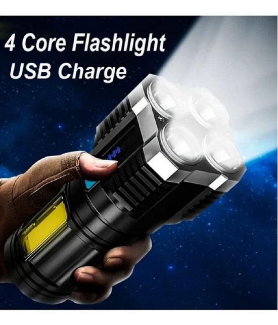 Bhavyta - 20W Rechargeable Flashlight Torch ( Pack of 1 )