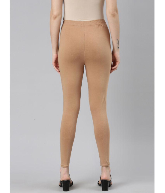 Jcss - Camel Lycra Women's Leggings ( Pack of 3 ) - None