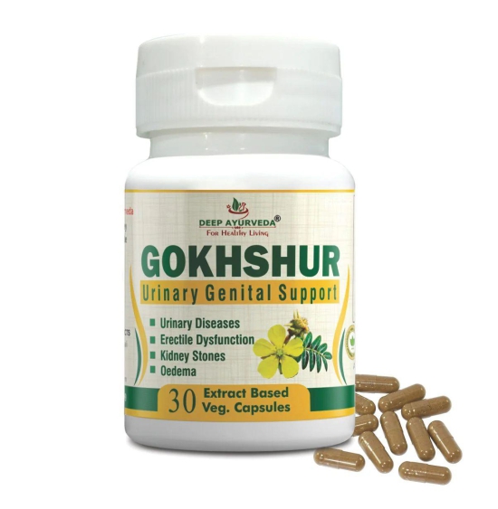 Gokhshura (Tribulus Territories) 10:1 Extract Based Vegan Capsule-500mg | Testosterone & Support Vitality & Strength