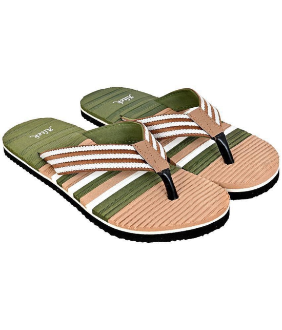 Altek - Tan Mens Thong Flip Flop - None