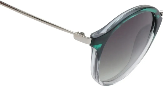 Green Round Rimmed Sunglasses(C085GR4V)