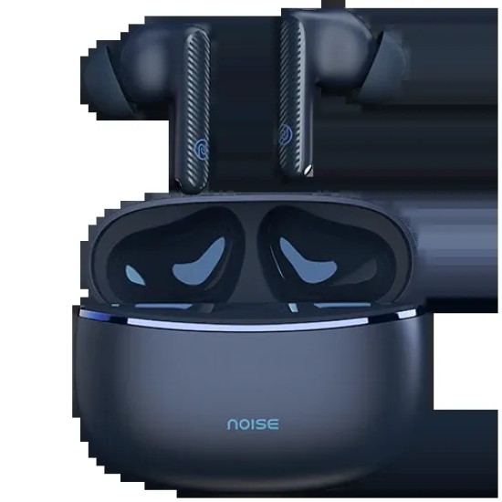 Noise Aura Buds in-Ear Truly Wireless Earbuds with 60H of Playtime, Quad Mic with ENC, Dual Device Pairing, Instacharge (10 min = 150 min), 12mm Polymer Composite Driver, BT v5.3 Aura Blue