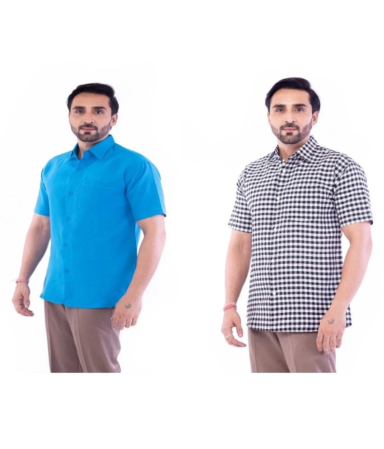 DESHBANDHU DBK Cotton Regular Fit Mens Casual Shirt - Multi ( Pack of 1 ) - None